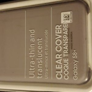 📱 SAMSUNG Galaxy S8+OEM Back Case || Grey || Ultra Thin & Translucent
